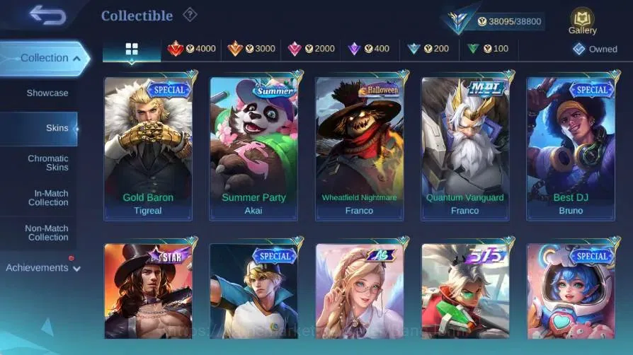 Mobile Legends: Bang Bang Accounts Global|Skin 217|Expert|Blazing Franco|S.A.B.E.R Sa image 12