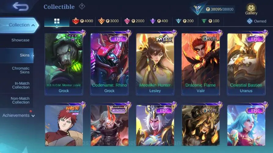Mobile Legends: Bang Bang Accounts Global|Skin 217|Expert|Blazing Franco|S.A.B.E.R Sa image 15