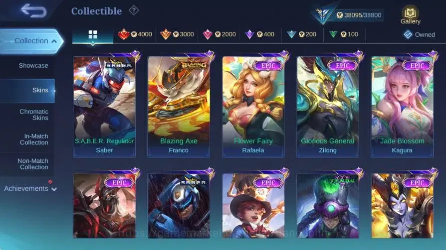 Mobile Legends: Bang Bang Accounts Global|Skin 217|Expert|Blazing Franco|S.A.B.E.R Sa image 17