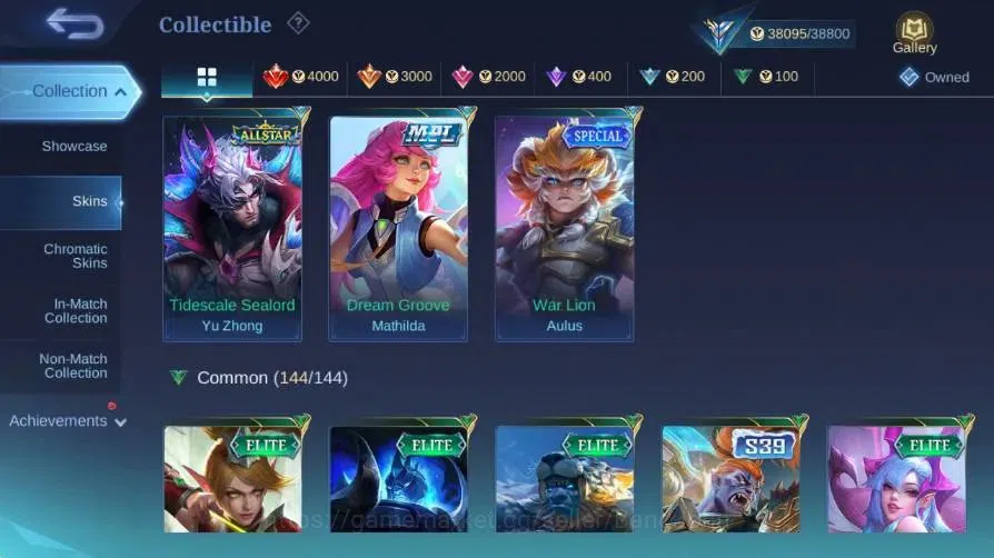 Mobile Legends: Bang Bang Accounts Global|Skin 217|Expert|Blazing Franco|S.A.B.E.R Sa image 5