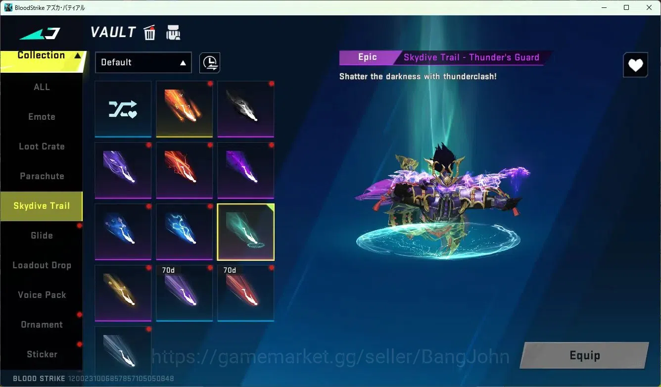 Blood Strike Accounts ASIA | 3 Collab Skins | 1 Limited Skins | 11 Legen image 14