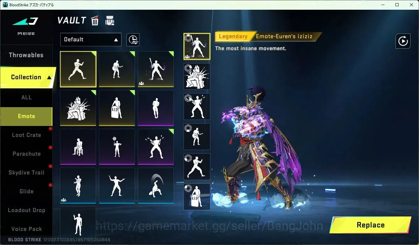 Blood Strike Accounts ASIA | 3 Collab Skins | 1 Limited Skins | 11 Legen image 17