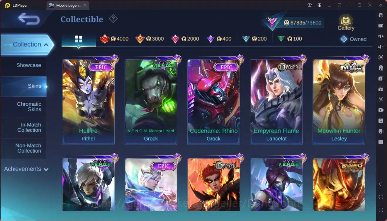 Mobile Legends: Bang Bang Accounts Global|Hero 127|Skin 238|Renowned|Prime Granger|KO image 11