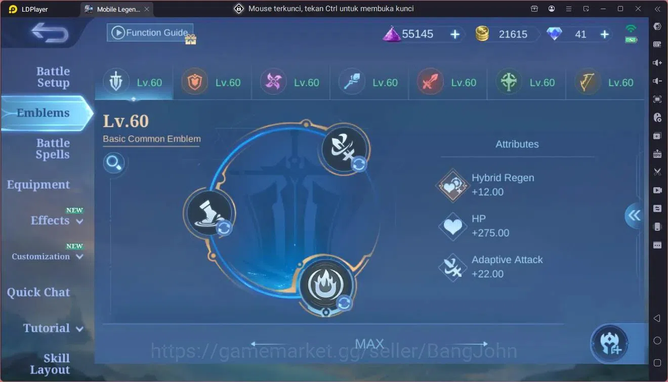 Mobile Legends: Bang Bang Accounts Global|Hero 127|Skin 238|Renowned|Prime Granger|KO image 4