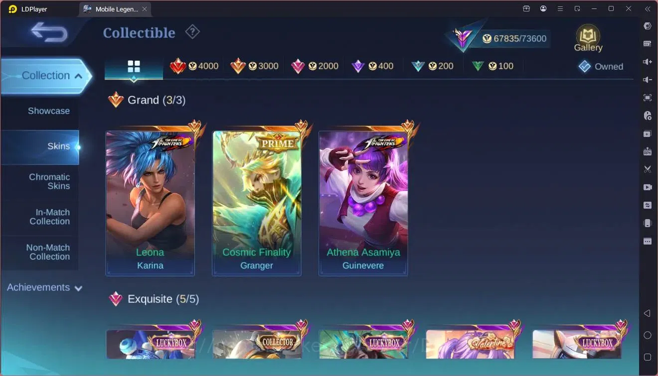 Mobile Legends: Bang Bang Accounts Global|Hero 127|Skin 238|Renowned|Prime Granger|KO image 6