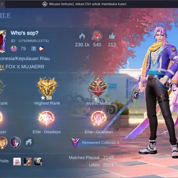 Mobile Legends: Bang Bang Collector Global|Hero 127|Skin 238|Renowned|Prime Granger|KO image 1