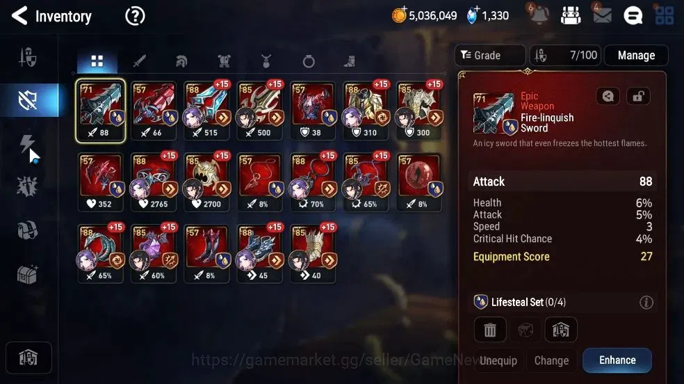 Epic Seven Accounts GLOBAL Unverif|New Era|2 ML(Rhiana & Luciel,Conque image 15