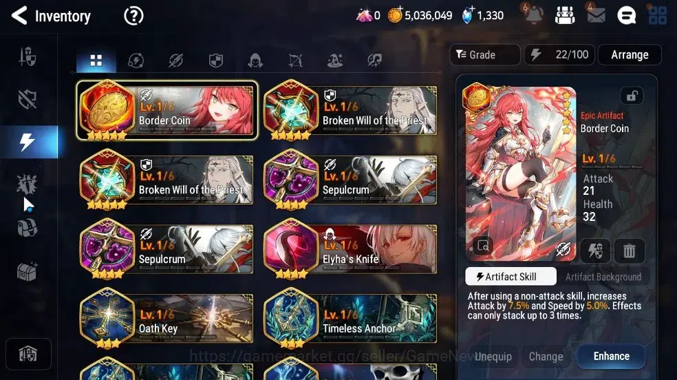 Epic Seven Accounts GLOBAL Unverif|New Era|2 ML(Rhiana & Luciel,Conque image 16