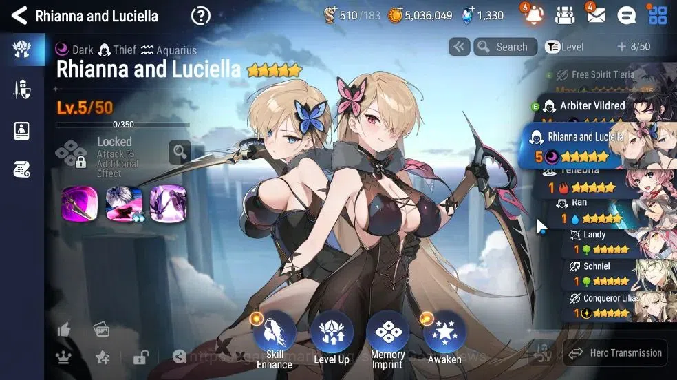 Epic Seven Accounts GLOBAL Unverif|New Era|2 ML(Rhiana & Luciel,Conque image 19