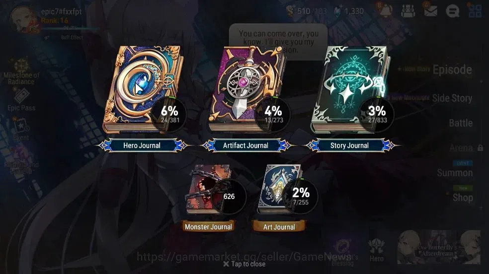 Epic Seven Accounts GLOBAL Unverif|New Era|2 ML(Rhiana & Luciel,Conque image 3