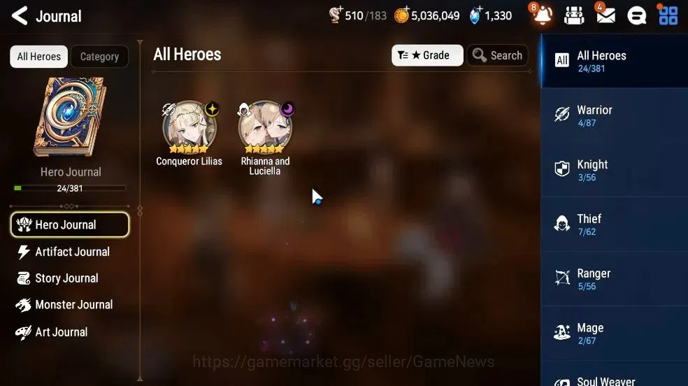 Epic Seven Accounts GLOBAL Unverif|New Era|2 ML(Rhiana & Luciel,Conque image 4
