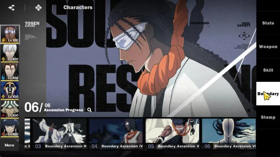 BLEACH: Soul Resonance Accounts NuverseSEA|LV 75|10 SSR [(Grimmjow,TosenB6,GinB4,A image 5