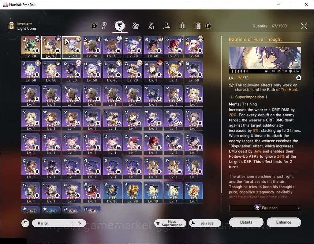 Honkai Star Rail Accounts ASIA|TL 60|6 Limited|Dr Ratio + Sign,Ashveil,Morte image 5