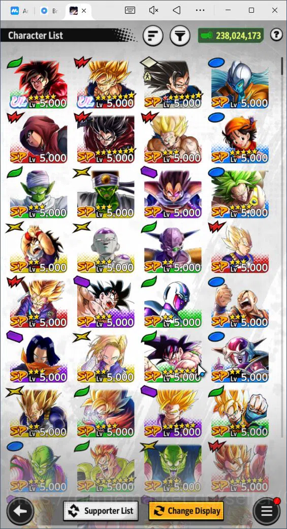 Dragon Ball Legends Accounts 238M Total Power|LV146|2 UL+ 16 LL|SS4 Goku, SS go image 5