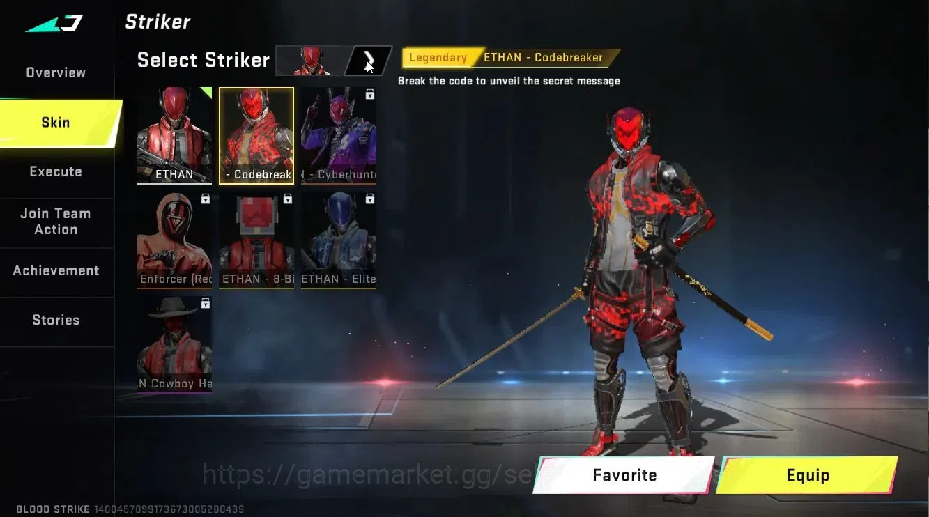 Blood Strike Accounts ASIA|Legendary [Ethan-Codebreaker, M700,MCX,KATANA image 3