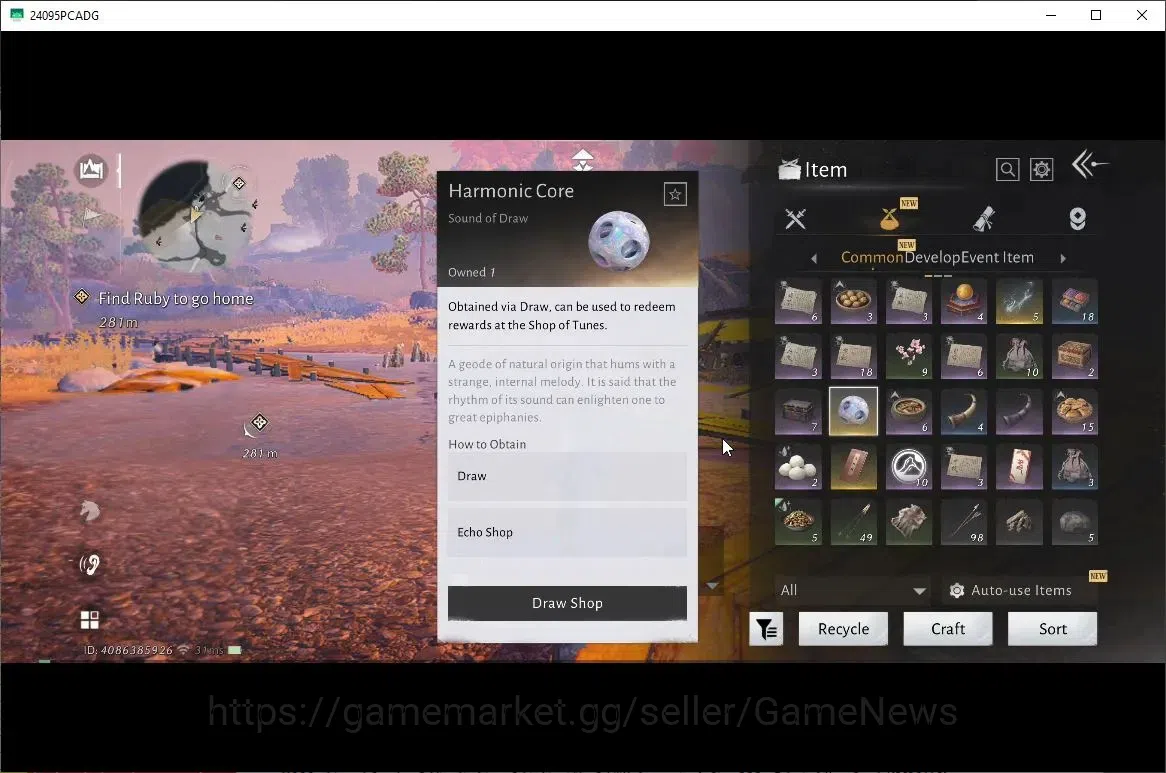Where Winds Meet Accounts GLOBAL|Lv 5|GS 3682|1 Harmonic Core|Nameless Sword image 1