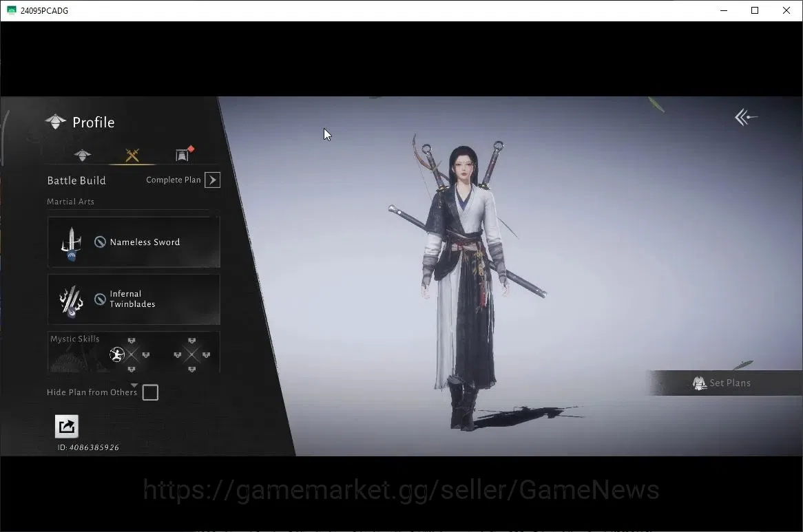 Where Winds Meet Accounts GLOBAL|Lv 5|GS 3682|1 Harmonic Core|Nameless Sword image 3