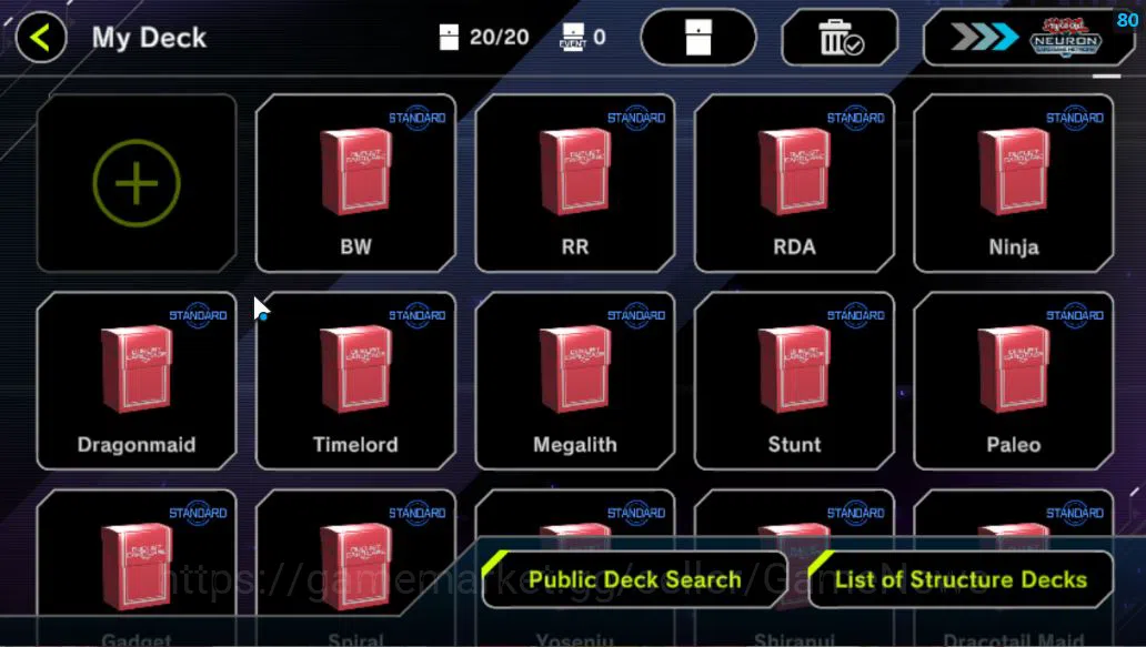 Yu-Gi-Oh! Master Duel Accounts Starter Lv 18 | 20 Deck |VSK9,Dracotail Maid,Dragonmaid,yummys,Sky 2