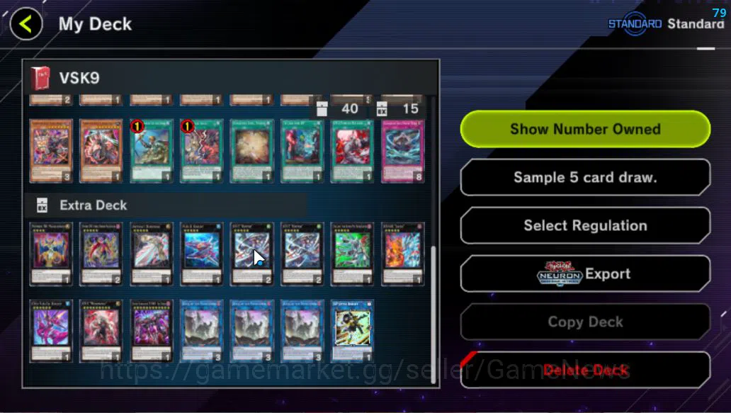 Yu-Gi-Oh! Master Duel Accounts Starter Lv 18 | 20 Deck |VSK9,Dracotail Maid,Dragonmaid,yummys,Sky 5