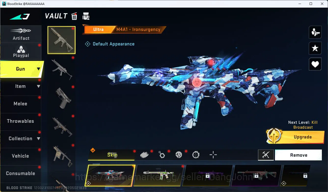 Blood Strike Accounts ASIA|ETERNAL=KALA(LVL1)|COLAB=KAR98K,QBZ95|LIMITED image 12