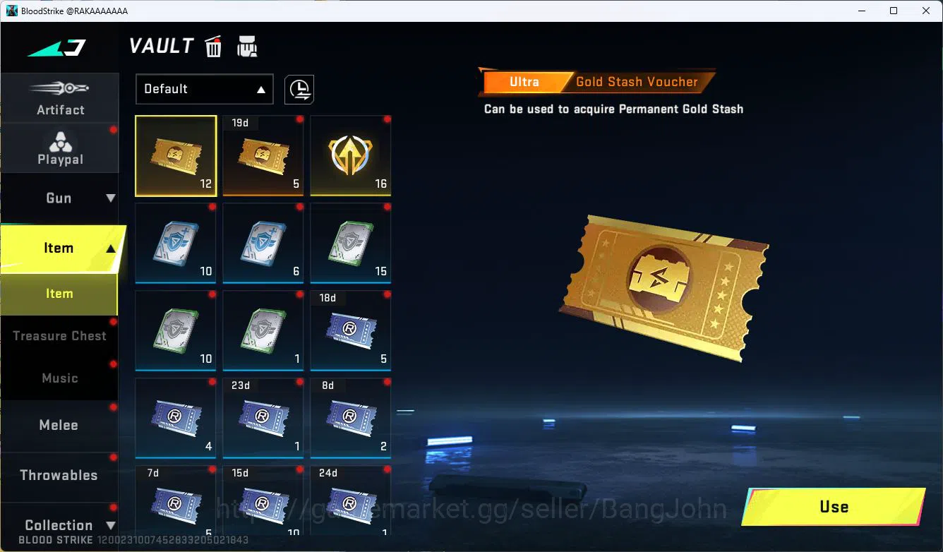 Blood Strike Accounts ASIA|ETERNAL=KALA(LVL1)|COLAB=KAR98K,QBZ95|LIMITED image 6