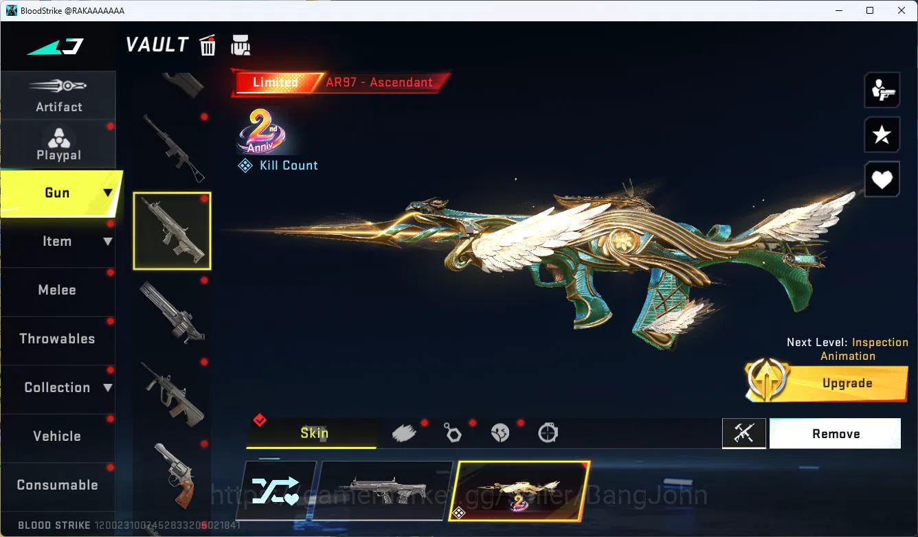 Blood Strike Accounts ASIA|ETERNAL=KALA(LVL1)|COLAB=KAR98K,QBZ95|LIMITED image 9