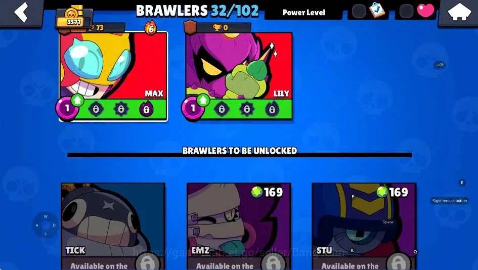 Brawl Stars Accounts Android | 3577 Thropy|32 Brawler-2 Max Lv(Damian,M image 10