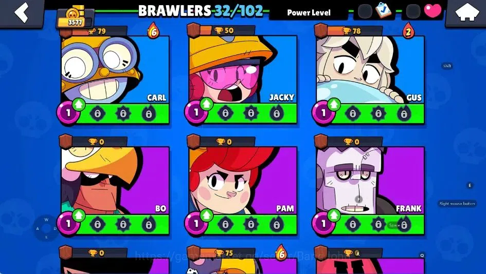 Brawl Stars Accounts Android | 3577 Thropy|32 Brawler-2 Max Lv(Damian,M image 8