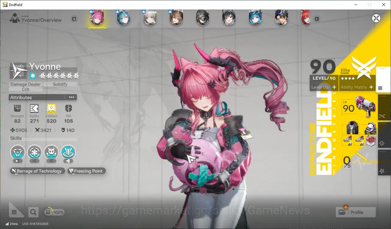 Arknights: Endfield Accounts Asia Lv53|42k Oro+88 Ori| 4SSR[Yvone+Sign,Gilbert, image 2