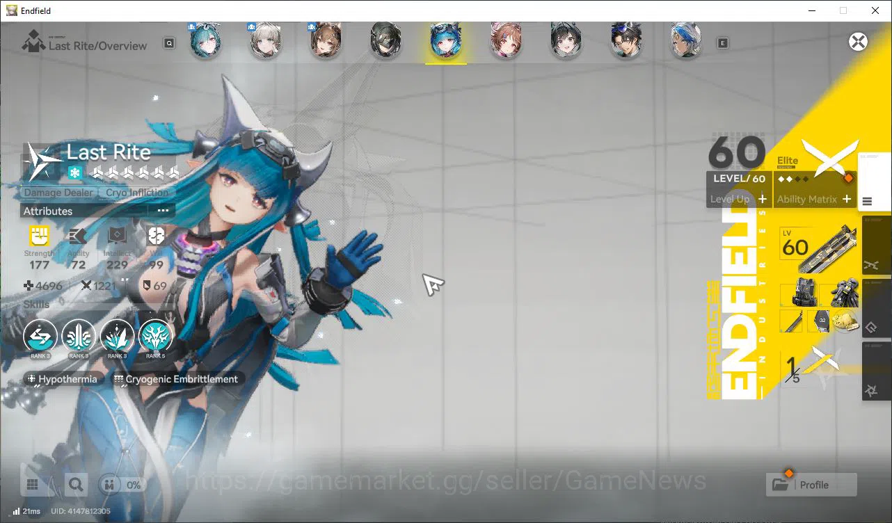Arknights: Endfield Accounts Asia Lv53|42k Oro+88 Ori| 4SSR[Yvone+Sign,Gilbert, image 5
