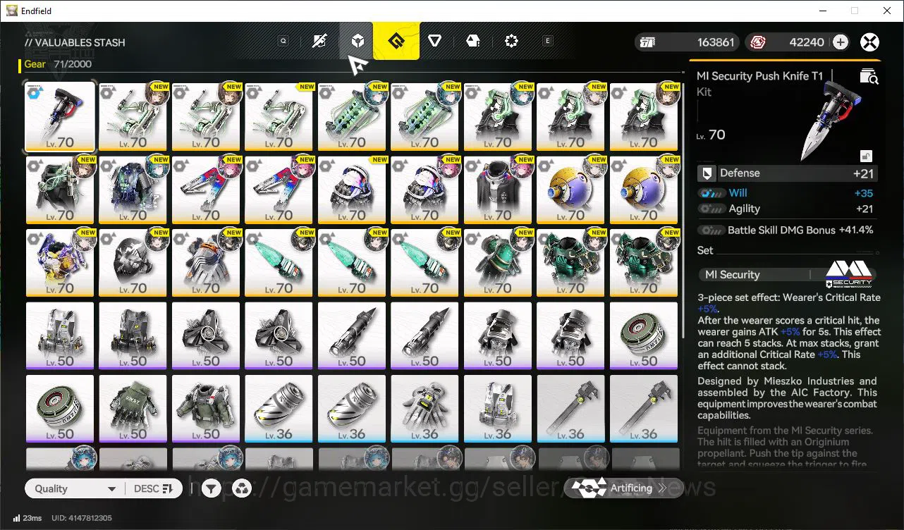 Arknights: Endfield Accounts Asia Lv53|42k Oro+88 Ori| 4SSR[Yvone+Sign,Gilbert, image 8