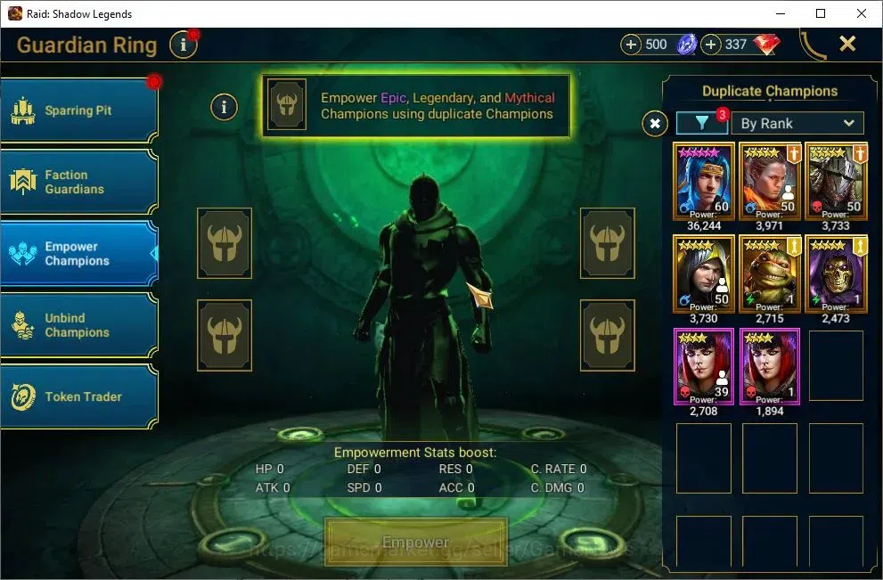 Raid: Shadow Legends Accounts Lv 49|623K Power|1 Mythical (Lady Mikage)|21 Legen image 11