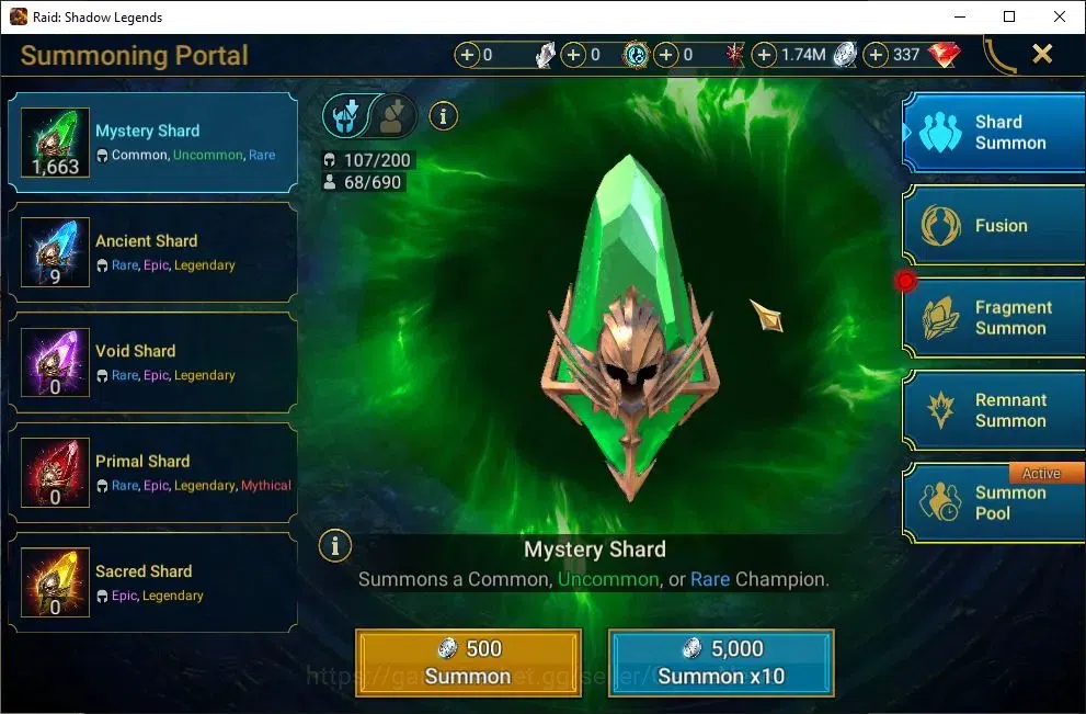 Raid: Shadow Legends Accounts Lv 49|623K Power|1 Mythical (Lady Mikage)|21 Legen image 20