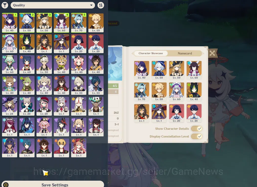 Genshin Impact Accounts ASIA|AR 45|5 Limited +2(*5Weapon)|Columbina,Furina image 2