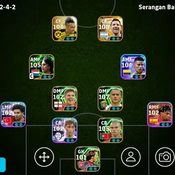 eFootball Accounts Meta Player Mobile|PW3193|NewLionelMessi Big T, New James Rodriguez Show T,Lionel Messi Show T, P.E