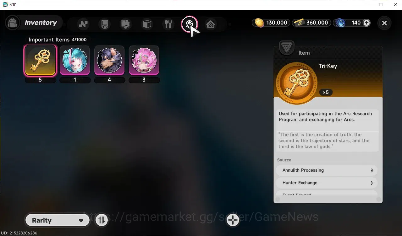 Neverness to Everness Accounts GLOBAL America|HL 3|2 S-Class [Hotori,Jiuyuan]|1 S image 13