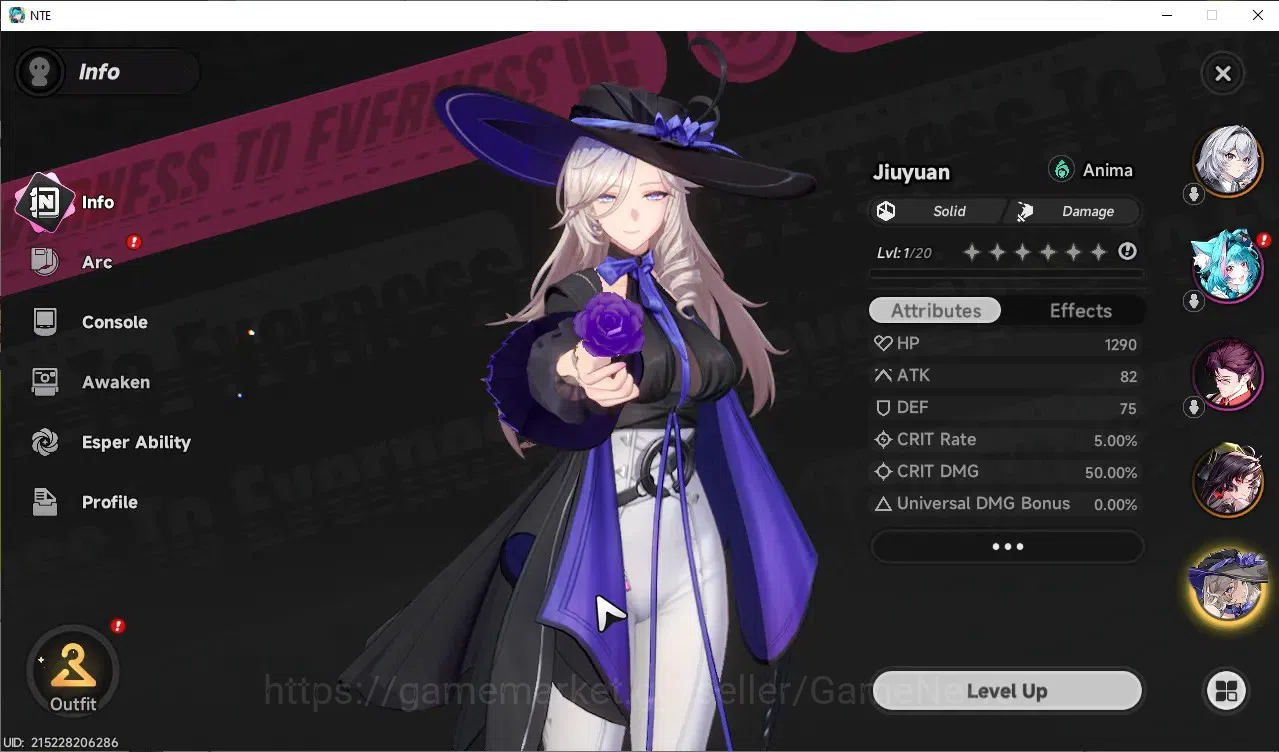 Neverness to Everness Accounts GLOBAL America|HL 3|2 S-Class [Hotori,Jiuyuan]|1 S image 4