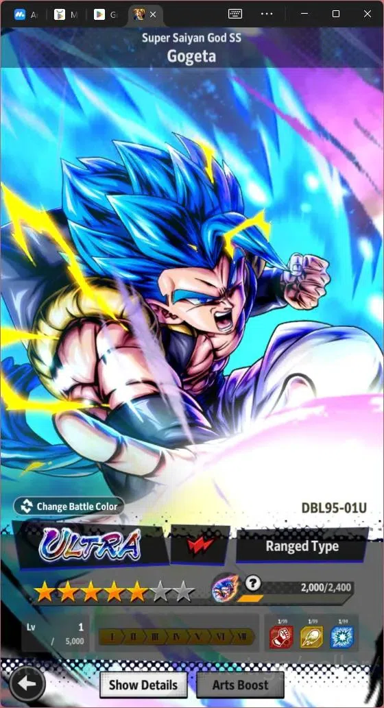Dragon Ball Legends Accounts Android | Lvl 1 |118K Power Total | 103 CC | 1 UL  image 6