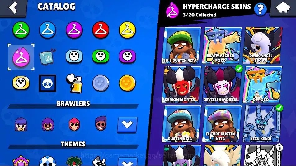 Brawl Stars Accounts 5008 Trophy|57 Brawlers 6 Max|3k Bling|3 Hyperc [D Mortis,K Kenji,S Poco],1 Legendary,6 Mythic33 Epic 19