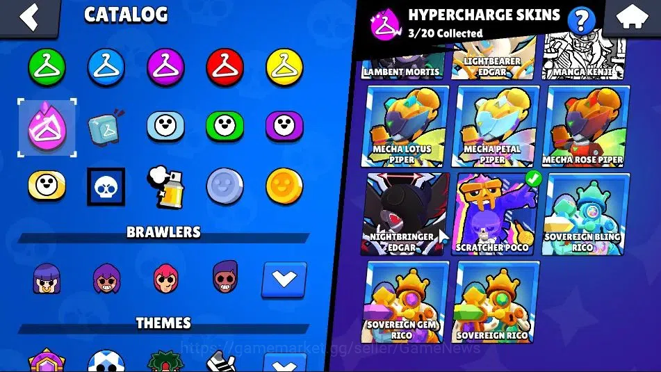 Brawl Stars Accounts 5008 Trophy|57 Brawlers 6 Max|3k Bling|3 Hyperc [D Mortis,K Kenji,S Poco],1 Legendary,6 Mythic33 Epic 20