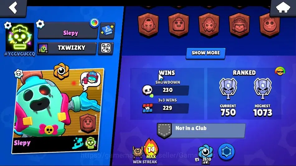 Brawl Stars Accounts 5008 Trophy|57 Brawlers 6 Max|3k Bling|3 Hyperc [D Mortis,K Kenji,S Poco],1 Legendary,6 Mythic33 Epic 3