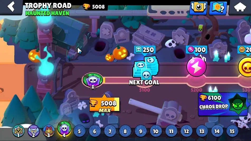 Brawl Stars Accounts 5008 Trophy|57 Brawlers 6 Max|3k Bling|3 Hyperc [D Mortis,K Kenji,S Poco],1 Legendary,6 Mythic33 Epic 6