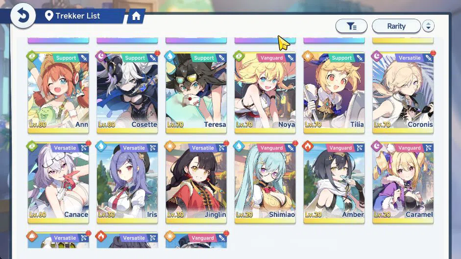 Stella Sora Accounts GLOBAL LV40|11SSR 3Limit(Chitose+Disc,Snowish Laru,Fuyuka+Disc,Firenze,Freesia+Disc,etc)|16SSR 4