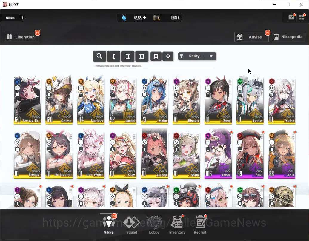 Goddess of Victory: Nikke Accounts Global|15 SSR|SyncLV99|Gem42k|(Collab Clarie,Kurum image 10