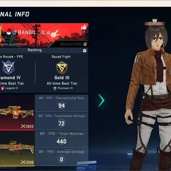 Blood Strike Accounts Others ASIA | 1 EVO Gun: FAL|3 Eternal Guns:Desert.E,UZI,M82|2 Ultra Melee:Scythe,Talon Knife|6 Ultra