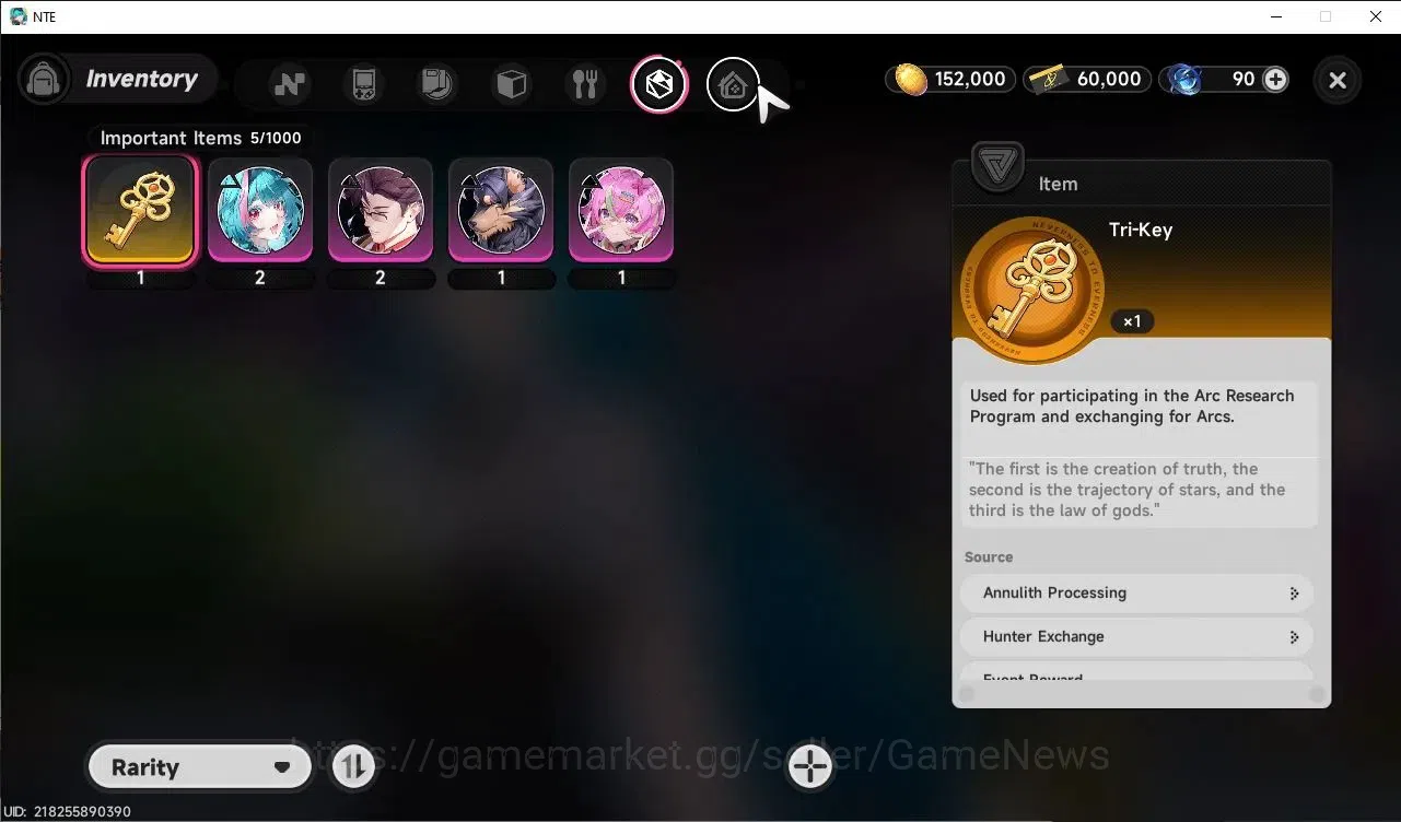 Neverness to Everness Accounts Global EU|HL 3| 3 SSR Hathor, Daffodill, Fadia |6  image 9