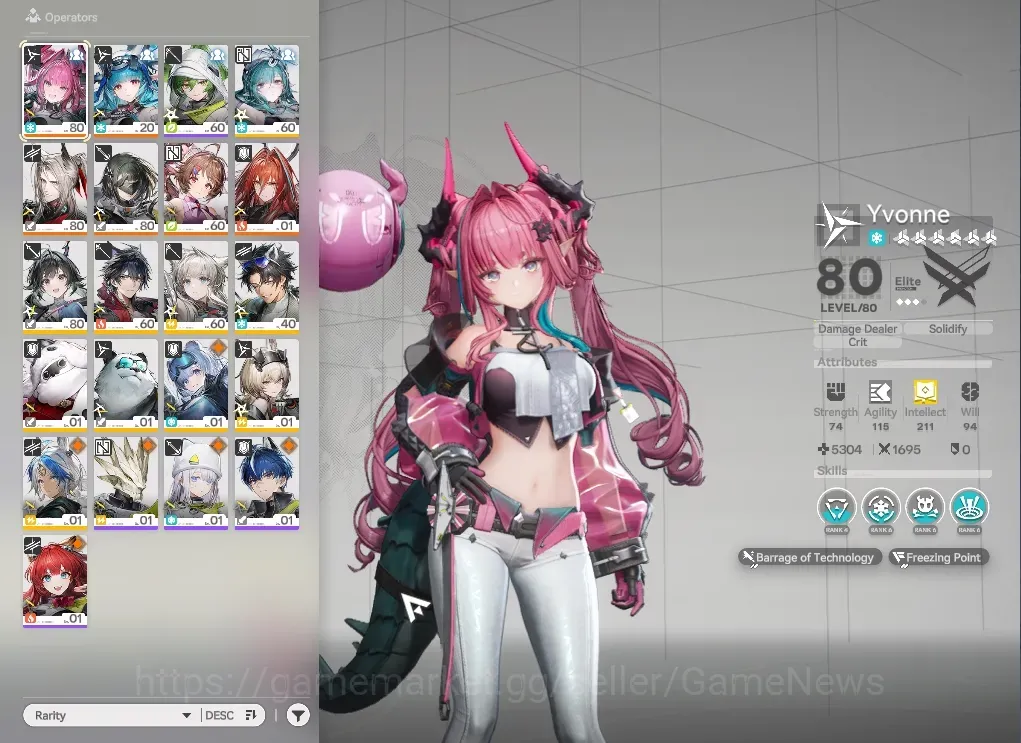 Arknights: Endfield Accounts Asia|Lv 51|20K Oroberyl+8,7K Ars|5 SSR 1 Limited|Yvonne+Sign|4 Standard Character|Selector 1