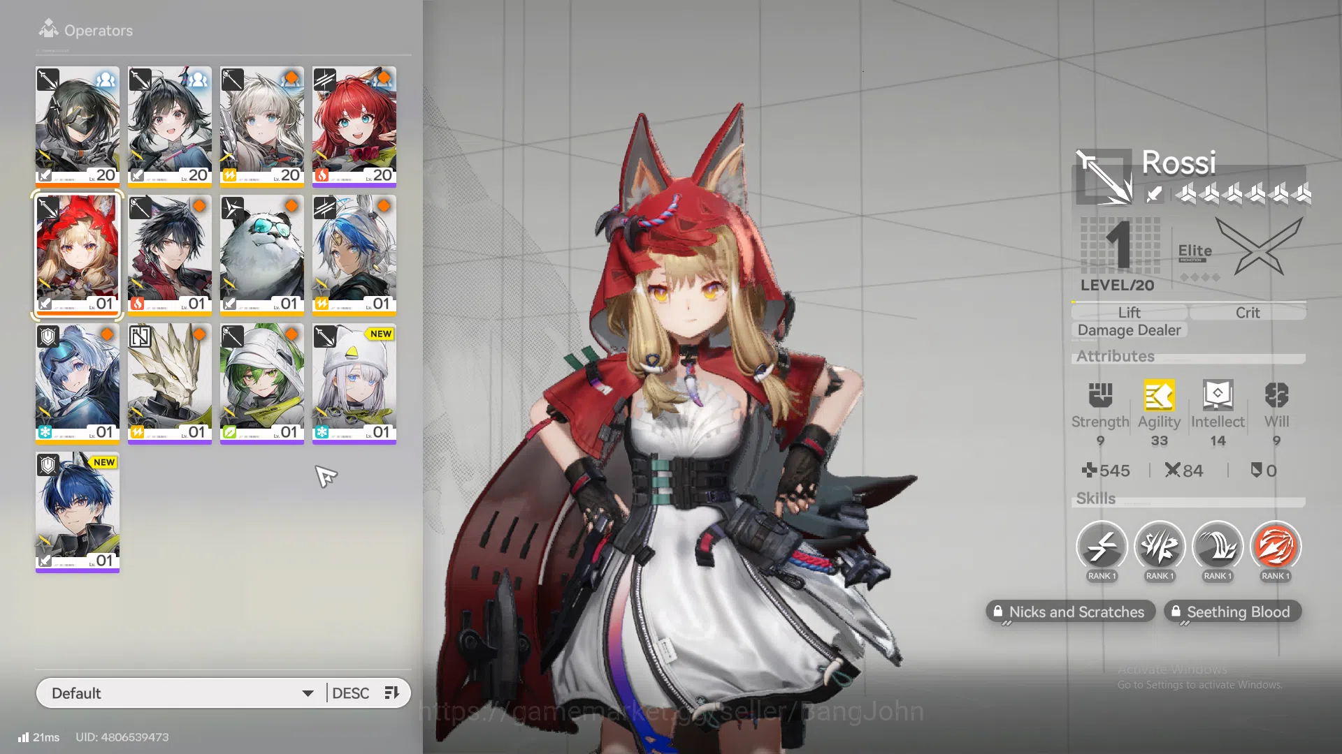 Arknights: Endfield Accounts ASIA | Starter ACC| Rossi, WP 6s 1| More detail check SS AKE314B