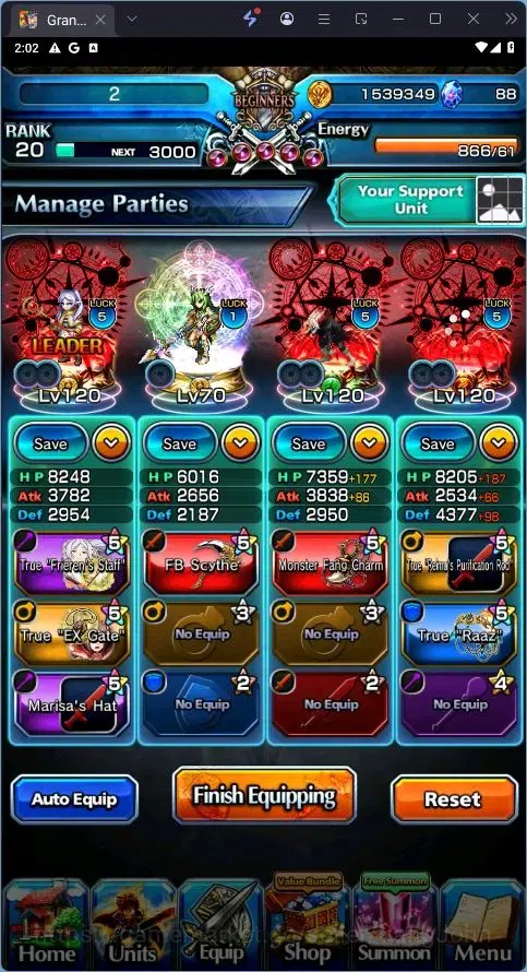 Grand Summoners Accounts Global | Frieren TW, Okarun L120, DL Rimuru TW | 3 image 6