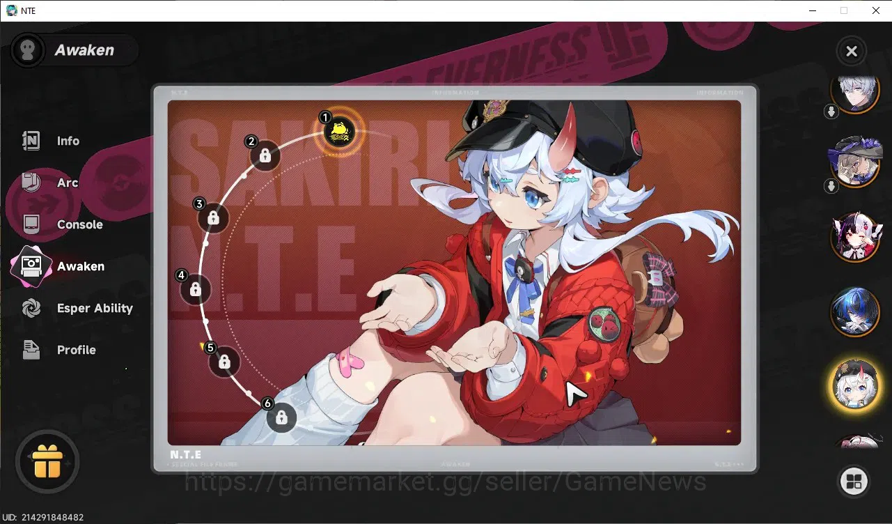 Neverness to Everness Accounts GLOBAL SEA|HL 47|TL 33|10 SSR Nanally+Skin,Chaos,L image 11